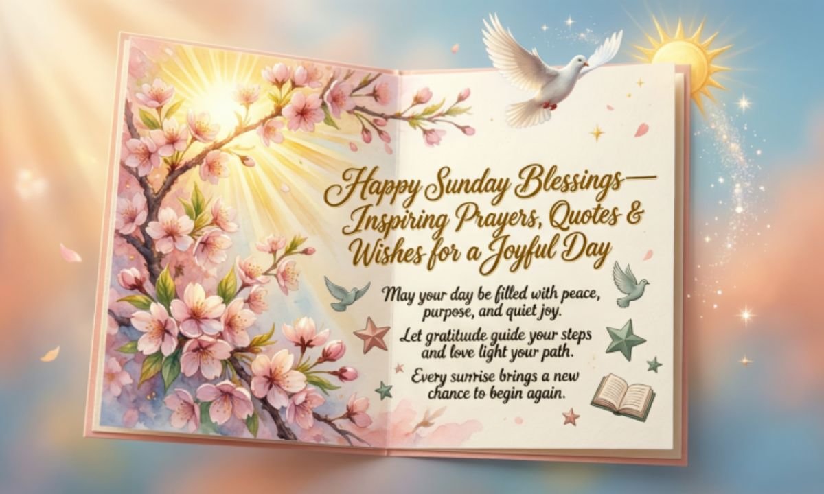 40+ Happy Sunday Blessings, Inspiring Prayers, Quotes & Wishes for a Joyful Day