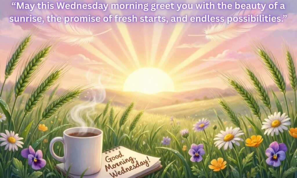Beautiful Good Morning Wednesday Blessings Images and Greetings