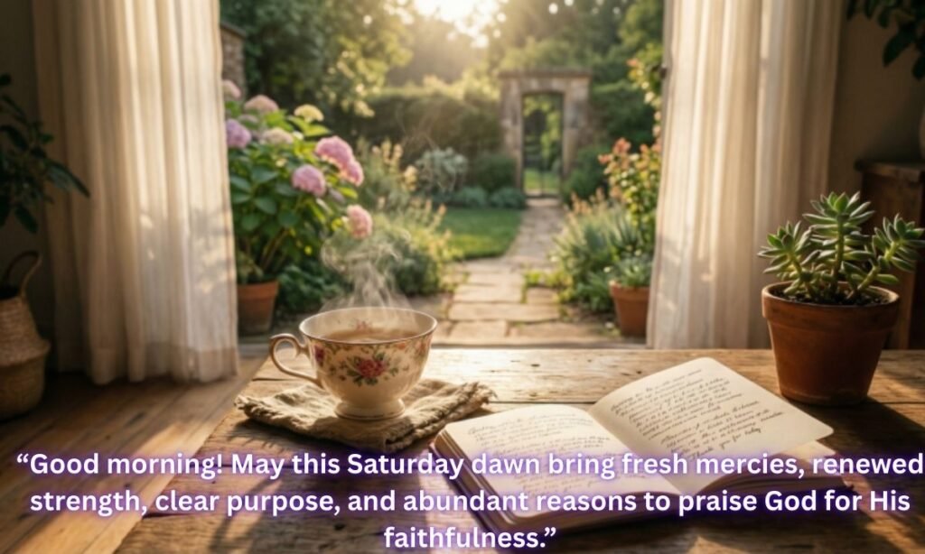 Beautiful Saturday Morning Blessings