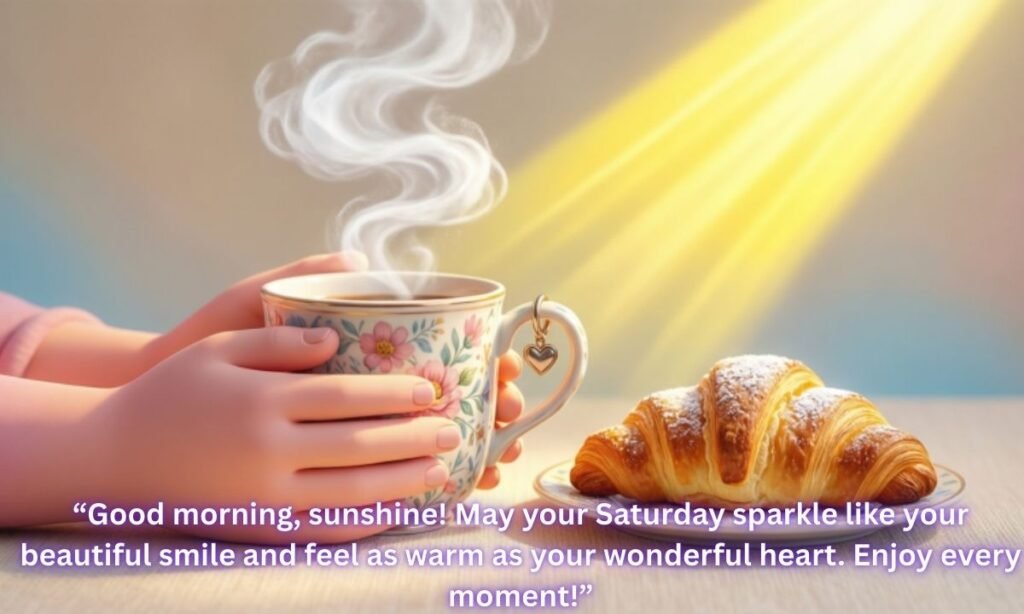 Cute and Lovely Good Morning Saturday Greetings