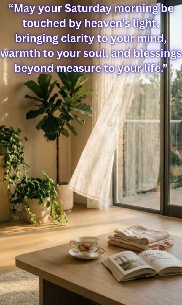 Elegant Saturday Morning Blessings