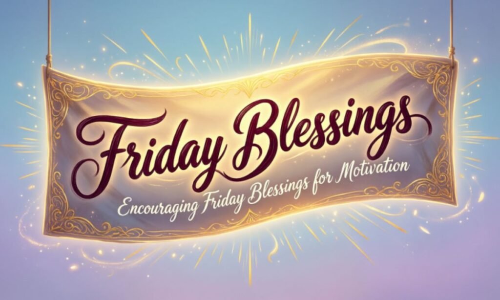 Encouraging Friday Blessings for Motivation