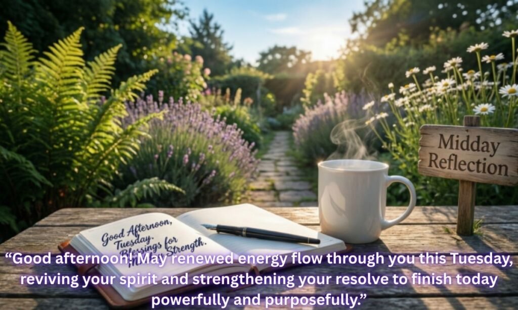 Good Afternoon Tuesday Blessings for Midday Strength