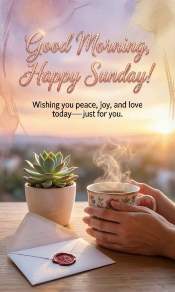 Good Morning Happy Sunday Messages for Loved Ones