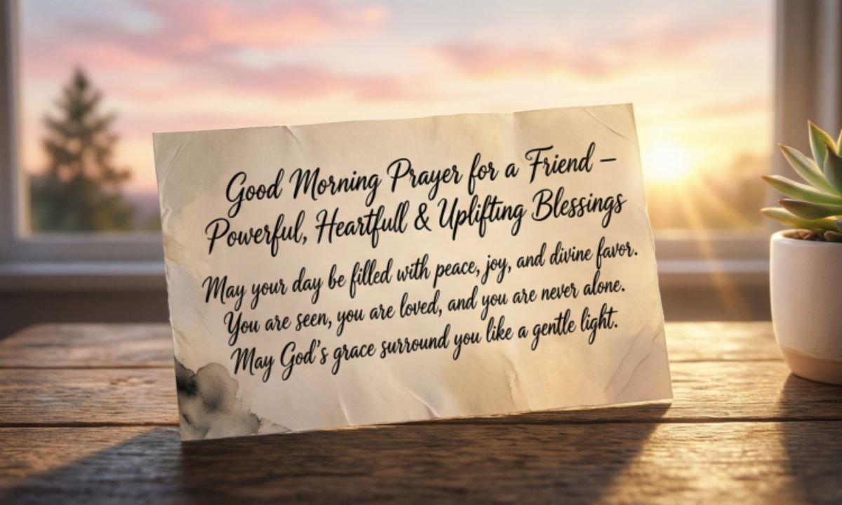 120+ Good Morning Prayer for a Friend – Powerful, Heartfelt & Uplifting Blessings