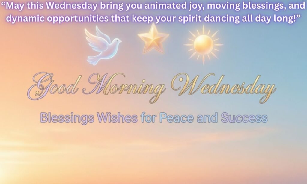 Good Morning Wednesday Blessings Wishes for Peace and Success