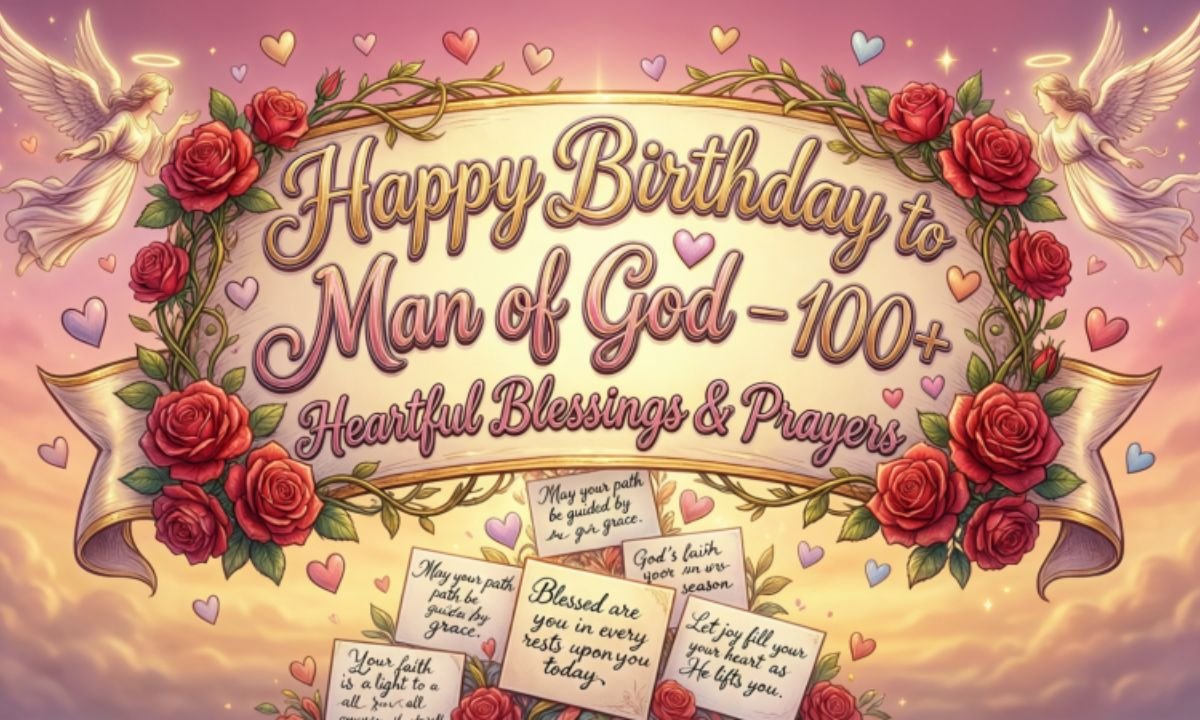 Happy Birthday to Man of God – 100+ Heartfelt Blessings & Prayers