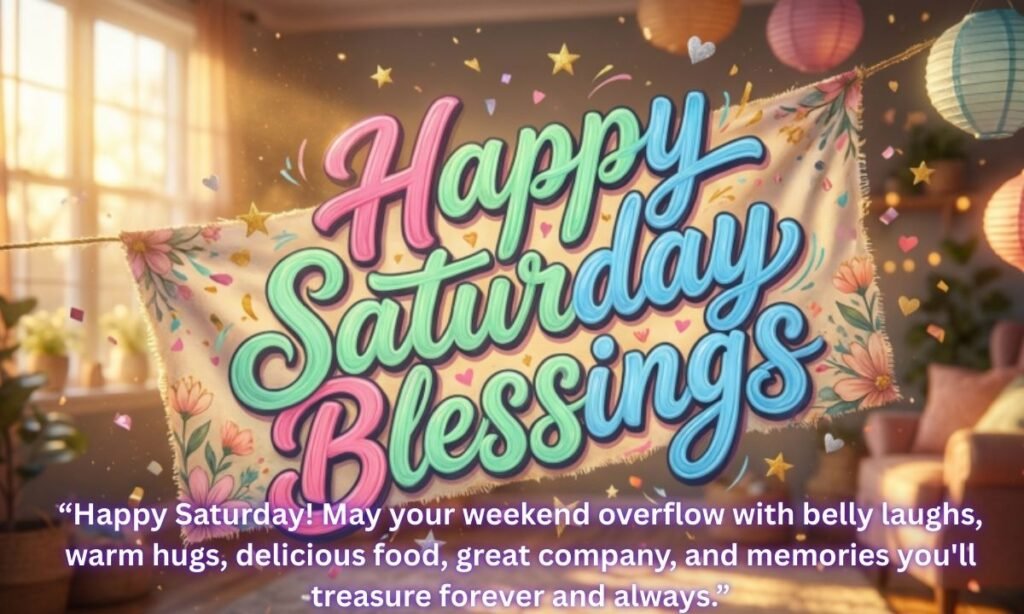 Happy Saturday Blessings