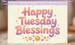 Happy Tuesday Blessings