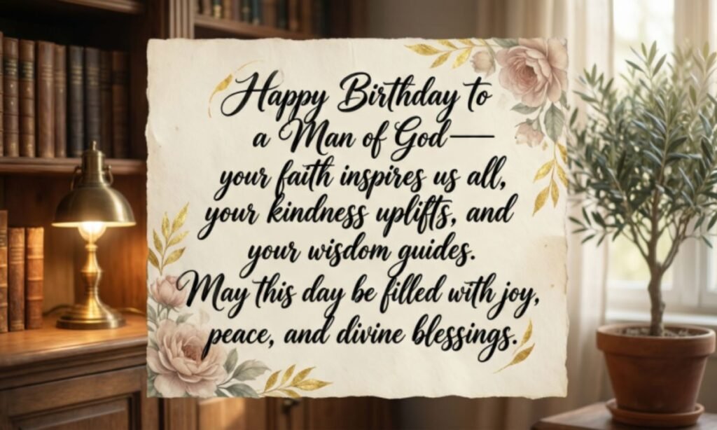 How to Write a Meaningful Happy Birthday to Man of God Message