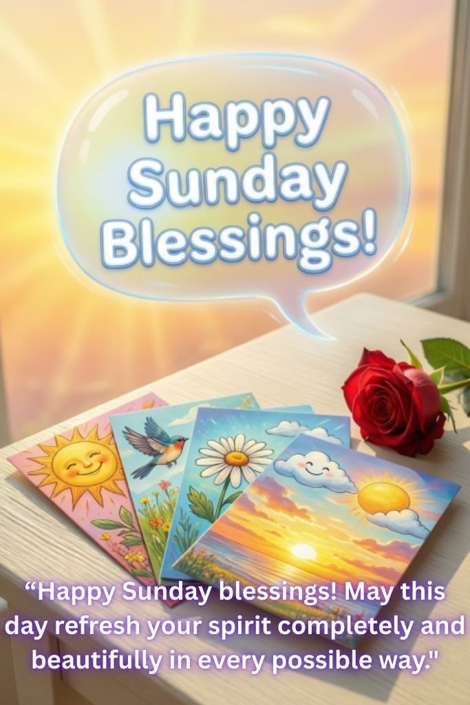 Images and Messages to Share Happy Sunday Blessings