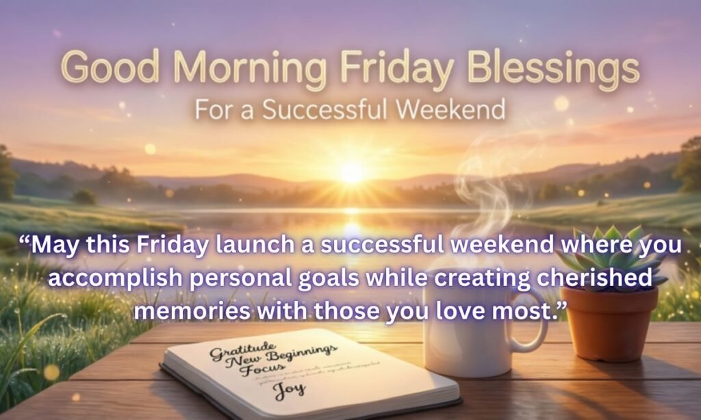 Inspirational Good Morning Friday Blessings for a Successful Weekend