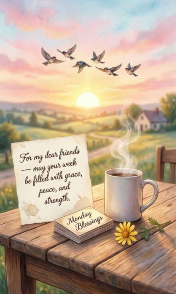 Monday Blessings and Prayers for Friends
