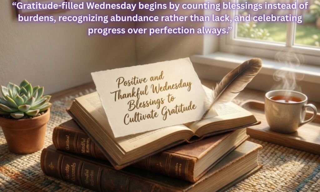 Positive and Thankful Wednesday Blessings to Cultivate Gratitude