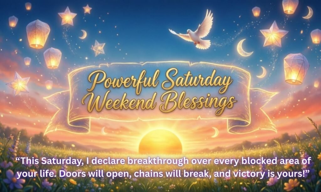Powerful Saturday Weekend Blessings