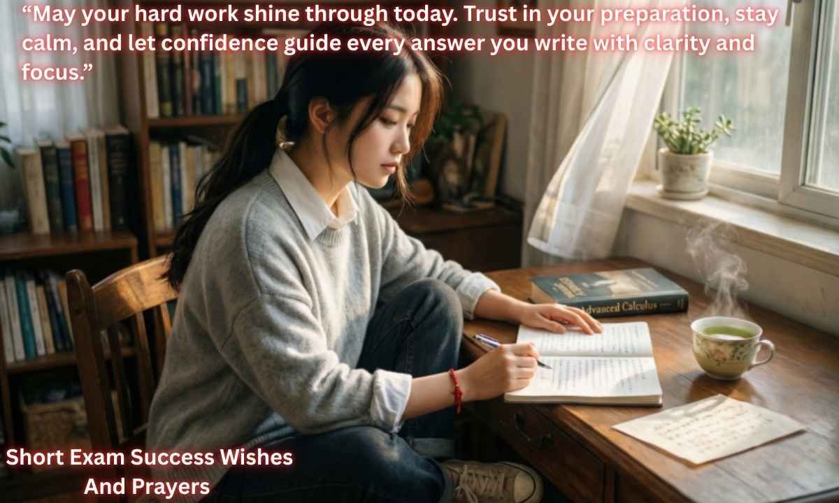 Short Exam Success Wishes And Prayers