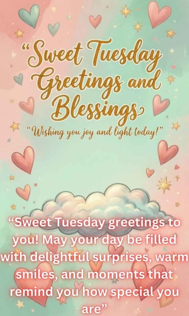 Sweet Tuesday Greetings and Blessings