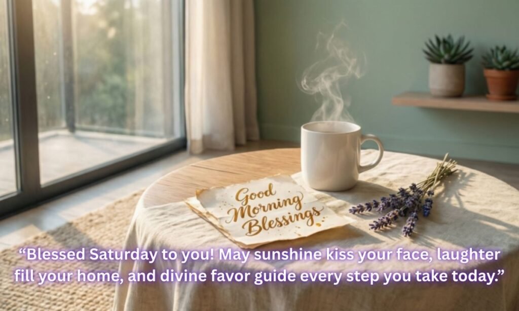 Uplifting Saturday Morning Blessings to Start Fresh