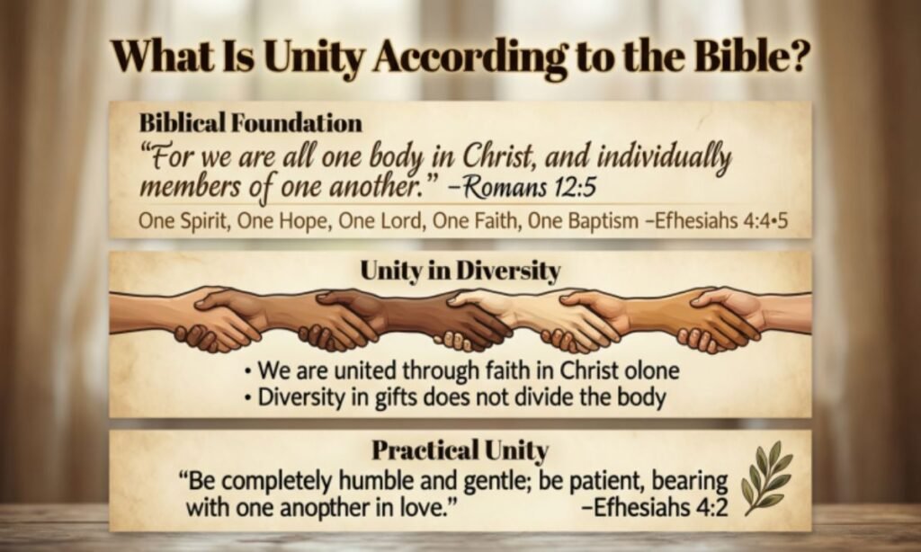 What Is Unity According to the Bible?
