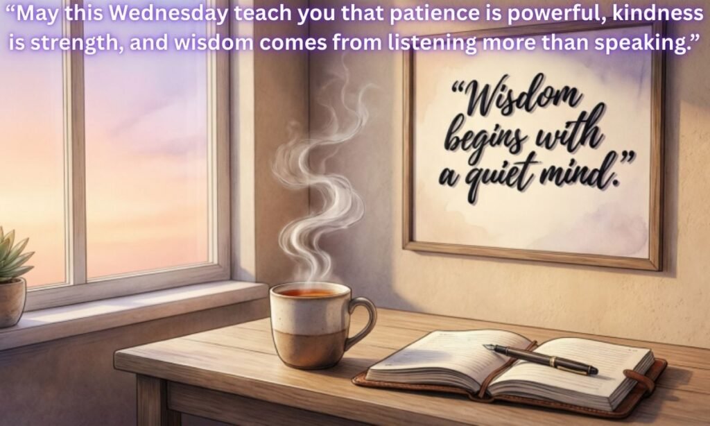 Wise and Thoughtful Good Morning Wednesday Blessings and Sayings