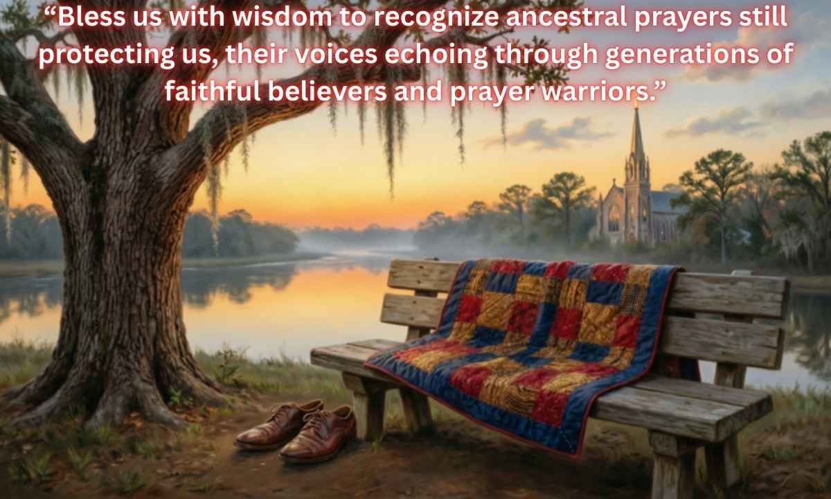 African American Spiritual Friday Blessings: Bless us with wisdom to recognize ancestral prayers still protecting us, their voices echoing through generations of faithful believers and prayer warriors.