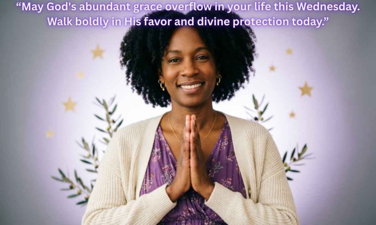 African American Wednesday Blessings Gif : May God's abundant grace overflow in your life this Wednesday. Walk boldly in His favor and divine protection today.