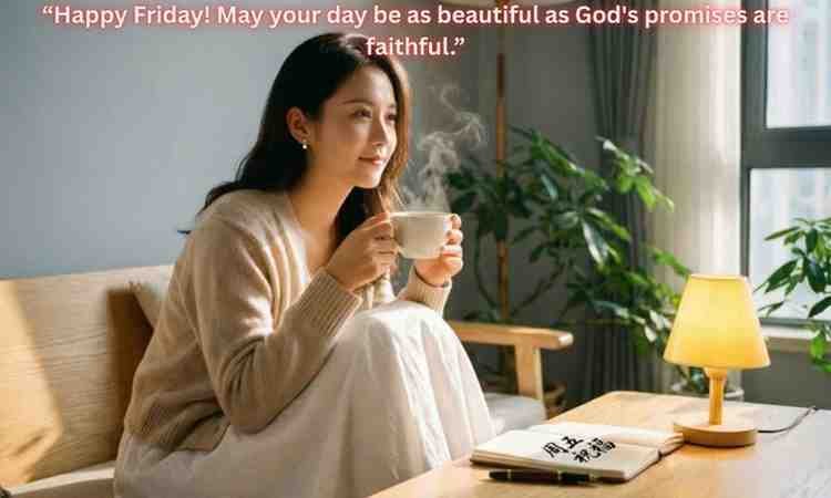 Friday Blessings Images and Quotes:
"Happy Friday! May your day be as beautiful as God's promises are faithful."