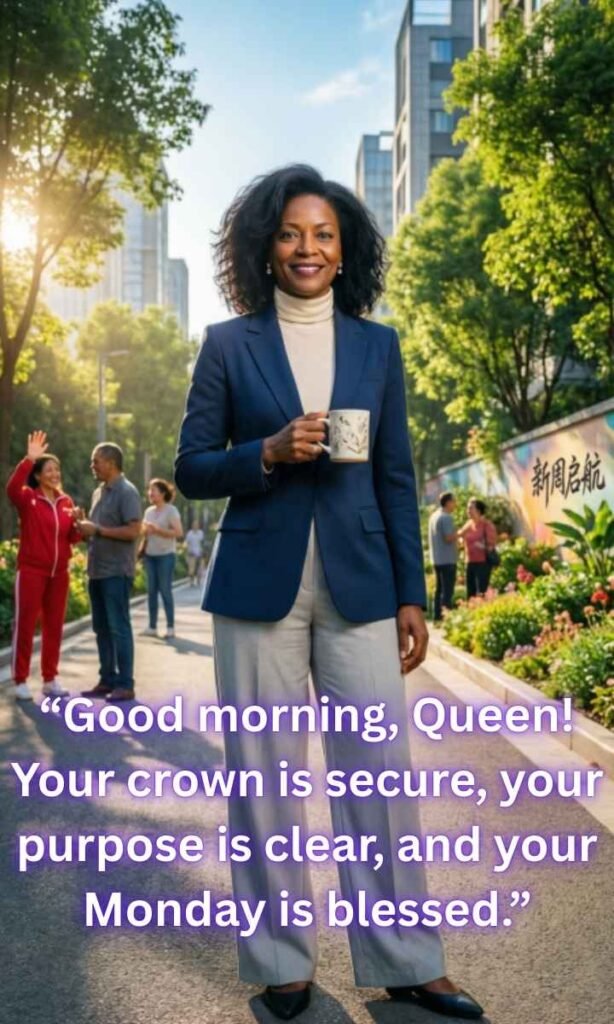 African american monday blessings images:
See yourself victorious, blessed, and walking in divine purpose today."