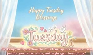 Happy Tuesday Blessings: Tuesday has a quiet magic that most people overlook. It sits between the chaos of Monday and the midweek slump, carrying fresh energy worth celebrating with happy Tuesday blessings. Sharing a kind word, a prayer, or a motivational quote on Tuesday can genuinely lift someone's entire week. These happy Tuesday blessings are crafted to do exactly that touch hearts simply. Beautiful Good Morning Tuesday Blessings Good morning! May this Tuesday greet you with open doors, warm sunlight, and a heart full of peaceful purpose. Wake up, smile, and breathe. This Tuesday morning was made just for you to rise, shine, and begin again beautifully. May your Tuesday morning be as refreshing as the first breeze of spring full of hope and quiet confidence. Sending you a sunrise full of blessings this Tuesday morning. May every hour carry joy you never expected. Good morning, beautiful soul. Tuesday is here with new grace, new chances, and new reasons to be grateful today. May the light of this Tuesday morning clear every shadow from your path and fill your day with sweet purpose. Rise with gratitude, walk with faith, and let this Tuesday morning remind you just how worthy of blessings you truly are. This Tuesday morning, may God's favor follow you into every room you enter and every goal you pursue with courage. Good morning! Before this Tuesday unfolds fully, take a breath and remember today holds more possibility than yesterday ever did. May this beautiful Tuesday morning bring you strength where you feel weak and clarity where everything feels uncertain and overwhelming. Hello, Tuesday! May your morning hold warm conversations, gentle surprises, and blessings that arrive exactly when you need them most. Good morning on this lovely Tuesday. May your heart stay light, your steps stay sure, and your spirit stay unshakeable. Lovely and Happy Tuesday Blessings Happy Tuesday! May today bring you laughter that loosens your shoulders and blessings that remind you how loved you truly are. Wishing you a Tuesday filled with lovely little moments a kind word, a warm smile, and peace that doesn't leave. May your Tuesday be as lovely as you make everyone around you feel. You deserve every single blessing coming your way. Happy Tuesday blessings to the person who gives their best even when tired. Today, may the universe give its best back. May this Tuesday wrap around you like a warm hug and remind you that good days are still very much ahead. Lovely Tuesday to you! May your day be sprinkled with small wins, genuine laughter, and a heart that stays open. Sending you happy Tuesday blessings filled with peace, progress, and the kind of joy that doesn't depend on perfect circumstances. May this Tuesday be a lovely reminder that you are exactly where you need to be, growing beautifully at your own pace. Happy Tuesday! May your inbox carry good news, your heart carry calm, and your spirit carry unstoppable forward momentum today. May every hour of this lovely Tuesday feel like a gentle reward for the courage it took to keep going. Wishing you a Tuesday that feels like Friday's energy mixed with Monday's fresh start perfectly balanced and absolutely lovely. May this Tuesday bless you with exactly what you've been quietly hoping for, arriving right on time and better than expected. Powerful Tuesday Blessings and Prayers God, bless this Tuesday with strength that outlasts every challenge, wisdom that guides every decision, and peace that surpasses understanding. Amen. May God's protection cover you completely this Tuesday. May every step you take be ordered, every door be opened by grace. Lord, on this Tuesday, I pray for clarity over confusion, healing over hurt, and abundance over every place that feels empty. May the power of this Tuesday bless your hands to work, your mind to focus, and your heart to remain hopeful. God, bless this Tuesday with breakthroughs that have been long overdue. Reward every ounce of effort that hasn't been recognized yet. May Tuesday's blessings be powerful enough to turn your most difficult season into your most meaningful story of resilience and growth. Lord, let this Tuesday carry divine appointments, unexpected favor, and opportunities that align perfectly with the purpose You planted inside me. May the power of prayer guide this entire Tuesday from sunrise to sunset, covering every plan and protecting every single person you love. God, bless my Tuesday with focus that cuts through distraction, faith that silences doubt, and love that remains steady under pressure. May this Tuesday be powerful enough to shake loose everything that's been holding you back from the life you were built for. Lord, I trust You with this Tuesday completely. Order my steps, protect my path, and let Your will be done gracefully. May Tuesday's blessings multiply in your life pressed down, shaken together, and running over, just as the scripture faithfully promises. Inspirational Tuesday Blessings Quotes "Tuesday is proof that you survived Monday and still have the courage to chase something beautiful this week." Unknown "Every Tuesday is a second chance dressed in a new day. Use it wisely, gratefully, and without holding back." "Don't wait for the weekend to feel alive. Tuesday is a perfectly good day to start becoming who you're meant to be." "Your Tuesday thoughts become your Thursday reality. Choose them like they matter, because they absolutely do." "The blessing of Tuesday is simple you're still here, still trying, still breathing. That alone is worth celebrating." "Success doesn't take the week off on Tuesday. Neither should your belief in yourself or your vision." "Tuesday teaches us patience. Not every great thing happens on a Monday morning or a Friday afternoon." "Be the reason someone's Tuesday feels like the best day they've had all week. Your energy is contagious." "Greatness doesn't wait for the perfect day. It shows up on regular Tuesdays in ordinary clothes and gets the work done." "A Tuesday blessing is the universe's way of saying keep going, you're closer than you think, don't you dare quit now." "Treat Tuesday like an opportunity, not an obstacle. The week responds to how you show up for its quieter moments." "Happy Tuesday blessings are not accidents. They're what happens when preparation meets a heart that stayed open to receiving." Best Tuesday Morning Wishes for Friends Good morning, friend! Wishing you a Tuesday so smooth it makes the whole week feel like it was always on your side. Happy Tuesday morning to my favorite human! May your coffee be hot, your meetings short, and your mood absolutely unbeatable today. Hey friend just popping in to say Tuesday called and it brought blessings specifically labeled with your name on them. May your Tuesday morning feel like the universe finally decided to work with you instead of making you work against it. Good morning! You've been such a light in my life. I hope Tuesday returns that light to you doubled today. Wishing you a Tuesday morning full of good surprises, great conversations, and the kind of energy that lasts all day long. Friend, may this Tuesday morning be the one that finally shifts things in your favor. You've earned a breakthrough. Receive it. Morning! May your Tuesday be as kind to you as you've always been to the people lucky enough to know you. Happy Tuesday, dear friend! May every hour today feel productive, peaceful, and proof that good things still happen to good people. Wishing you a Tuesday morning filled with focus, flow, and the quiet confidence that everything is going to work out fine. Good morning, friend! Tuesday showed up with fresh opportunities wrapped in possibility. I hope you open every single one of them today. May your Tuesday morning begin gently, build powerfully, and end with the deep satisfaction of knowing you gave today everything you had. Motivational and Inspirational Tuesday Quotes "Monday tests your willingness to start. Tuesday tests your willingness to continue. Pass Tuesday and the whole week is yours." "Motivation isn't a Monday morning luxury. It's a Tuesday afternoon decision made when no one is watching and everything feels hard." "Your Tuesday effort is your future self's foundation. Build something worth standing on before this week is over." "The most productive people don't wait for inspiration. They show up on Tuesday with nothing but discipline and trust the process." "Tuesday is the day the week reveals its character. Show yours, and the rest will fall beautifully into place." "Don't let Tuesday be just another day you survived. Let it be a day you actually moved something important forward." "Success on a Tuesday feels sweeter than success on a Friday because nobody expected you to push that hard mid-week." "You have enough time this Tuesday to do something that matters. Stop waiting for a better day. This is it." "Tuesday is the underdog of the week. And just like underdogs, it has a habit of surprising absolutely everyone." "Your goals don't care what day it is. Tuesday is as good as any day to take one powerful step forward." "Make Tuesday count so loudly that Wednesday wakes up already inspired by what you accomplished the day before." "Happy Tuesday blessings to every person who showed up today even when everything in them wanted to stay hidden and small." Tuesday Prayers and Gratitude Messages Lord, thank You for this Tuesday. For breath, for movement, for minds that think and hearts that still dare to hope. I'm grateful for this Tuesday not because it's perfect, but because it's mine and I choose to make it meaningful. God, on this grateful Tuesday, I thank You for protection I didn't know I needed and doors I didn't see closing. May this Tuesday be approached with a thankful heart, knowing that gratitude is the fastest path to recognizing how blessed you already are. Thank You, Lord, for the gift of this Tuesday. May I not waste it, rush it, or take it for granted. Grateful this Tuesday for the people who choose to love me, the work that challenges me, and the grace that sustains me. God, I enter this Tuesday with thanksgiving. Let my attitude of gratitude attract the blessings that are already on their way to me. May Tuesday find you in a posture of deep gratitude aware of your blessings, at peace with your journey, and open to more. Lord, let this Tuesday prayer reach Your ears with faith. Heal what's broken, restore what's lost, and multiply what remains. Amen. I pray this Tuesday brings you a grateful heart, a clear mind, and the unshakeable certainty that God is handling your story. Thank You for Tuesday's second chances, quiet mercies, and the daily grace that keeps showing up even when I forget to look for it. May your gratitude this Tuesday be loud enough to silence your worries and wide enough to make room for unexpected blessings. Happy Tuesday Greetings Happy Tuesday! May your day be filled with everything that makes your heart feel full and your mind feel free. Good Tuesday to you! Wishing you a day that's productive, peaceful, and peppered with the kind of surprises you actually enjoy. Happy Tuesday blessings, friends! Showing up today with joy, purpose, and the firm belief that this is going to be a good one. Hey, it's Tuesday! That means you're one full day closer to your goals than you were when the week started Monday. Happy Tuesday! Life is short, the week is moving, and today is a perfectly good day to be genuinely happy. Good Tuesday, world! May your energy be high, your tasks get done, and your evening be peaceful and fully deserved. Sending Tuesday greetings to everyone who needed a reminder today that they are doing better than they give themselves credit for. Happy Tuesday! May the conversations you have today be meaningful, the work you do be rewarding, and the rest you get be deep. It's Tuesday and it's beautiful. Wishing you a day that matches the greatness living quietly inside you right now. Happy Tuesday greetings to my favorite people! May today be light, lovely, and layered with little moments worth remembering. Good Tuesday morning! The week is young, your potential is massive, and today is full of room to do something meaningful. Sending happy Tuesday blessings wrapped in sunshine, good energy, and the quiet reminder that you are enough exactly as you are today. Positive Tuesday Blessings for Strength May this Tuesday give you strength that goes beyond what you think you're capable of because you're more powerful than you know. When Tuesday feels heavy, may you find the kind of strength that doesn't come from circumstances but from something deeper inside you. May Tuesday bless you with shoulders strong enough for the weight, a mind clear enough for the decisions, and peace through it all. You are stronger than your hardest Tuesday. May this day prove that to you in ways that leave no room for doubt. May the strength you carry into this Tuesday be multiplied returned to you with interest by the time the sun goes down. Tuesday strength blessing: May every obstacle today become a steppingstone and every challenge become the story you'll one day proudly tell others. For the ones who are tired but still trying may this Tuesday bless you with a second wind you didn't expect. May Tuesday fill your lungs with courage, your mind with steadiness, and your spirit with the unshakeable peace of knowing you're not alone. Strength for Tuesday: May the challenges not break you but shape you into something far more resilient and extraordinary than before. May this Tuesday remind you that strength isn't the absence of struggle it's the decision to keep going right through the middle of it. Wishing you a Tuesday filled with the quiet, steady strength of someone who has survived hard things and grown beautifully because of them. May positive Tuesday blessings fill every corner of your day with the kind of strength that lifts not just you but everyone around you. Thankful Tuesday Blessings Thankful this Tuesday for the lessons disguised as setbacks, the strength disguised as struggle, and the blessings disguised as ordinary moments. May this Tuesday bless you with a grateful spirit that notices the small things because the small things are usually the most sacred. Thankful Tuesday: May you find beauty in the routine, grace in the ordinary, and abundance in what you already hold in your hands. Happy Tuesday blessings to everyone practicing gratitude today. Your thankful heart is magnetic it draws more goodness than you can imagine. May Tuesday remind you to be thankful not just for the big wins but for the quiet days when nothing goes terribly wrong. Thankful for Tuesday another day to love deeply, work meaningfully, rest intentionally, and show up fully for the life I've been given. May your thankful Tuesday heart attract blessings you haven't even thought to ask for yet, arriving as sweet, unexpected gifts today. Gratitude this Tuesday: Thank you for the people who stayed, the lessons that came from those who left, and the growth in between. May this Tuesday fill your heart with so much genuine thankfulness that there simply isn't room left for worry, comparison, or doubt. Thankful Tuesday blessings: For health, for hope, for the ordinary miracle of waking up with another full day of possibility ahead of you. May Tuesday gratitude anchor you keeping you steady when circumstances shake and grounded when everything around you feels uncertain and unpredictable. Be thankful this Tuesday not for a perfect life, but for a real one messy, growing, loved, and entirely worth living. Sweet Tuesday Greetings and Blessings Sweet Tuesday to you! May your day be gentle, your heart be light, and every small moment carry just the right amount of magic. Sending sweetness your way this Tuesday the kind that lingers like your favorite song on a warm, unhurried afternoon drive. May this Tuesday be as sweet as the kindest thing someone has ever said to you, arriving exactly when you needed it most. Sweet greetings this Tuesday from someone who thinks about your happiness more than you probably know. Have a beautiful, gentle day today. May Tuesday treat you like a favorite with extra kindness, unexpected goodness, and the sweetest version of everything that comes your way. Sweet Tuesday blessings to the people who pour love into others quietly, without applause or recognition your day of reward is coming. Wishing you a Tuesday as sweet as the memories that still make you smile even when everything else around you feels uncertain. May this sweet Tuesday greeting find you well, warm, and wrapped in the certainty that you are genuinely loved by people who mean it. Sweet things about Tuesday: It's not Monday. It's one day closer to your dreams. And today, someone is sincerely rooting for you. May Tuesday bless you with sweet conversations, sweeter outcomes, and the sweetest peace that settles in after a truly well-lived day. Sending you the sweetest Tuesday greetings because you deserve a day that feels as good as the kindness you give to everyone else. May this Tuesday be sweetly surprising full of little gifts from life that remind you good things are always worth waiting for. Tuesday Afternoon Blessings Tuesday afternoon blessing: May your second wind arrive right now, carrying everything you need to finish this day stronger than you started it. Good afternoon on this Tuesday! May the rest of your day flow with ease, purpose, and a little bit of unexpected good news. May this Tuesday afternoon remind you to pause, breathe, and appreciate how much you've actually accomplished since the morning began today. Afternoon blessings to you this Tuesday! May the hours ahead be lighter, the tasks be clearer, and the peace be deeper than this morning. Tuesday afternoon is proof you've made it halfway through something that once felt daunting. May the rest be rewarding and full of ease. May your Tuesday afternoon be blessed with focus that cuts through fatigue, clarity that replaces confusion, and energy that makes the evening worthwhile. Good Tuesday afternoon! May whatever slowed you down this morning become the very thing that teaches you something beautiful by sunset tonight. Afternoon blessings: May Tuesday's second half bring you the breakthrough that the first half was preparing the ground for all along. May this Tuesday afternoon find your mind settled, your work meaningful, and your spirit quietly confident that today is unfolding exactly as it should. Sending afternoon blessings your way this Tuesday a gentle push, a warm reminder, and proof that the best part of your day may still be ahead. Tuesday Evening Blessings Tuesday evening blessing: May your night be peaceful, your rest be deep, and your heart be grateful for every single thing today brought your way. Good evening on this beautiful Tuesday! May the quiet of the night restore everything the day asked of you and more. As Tuesday evening falls, may you release the weight of today knowing you gave it your best, and that is truly enough. May this Tuesday evening bring you stillness the kind that heals, restores, and prepares you for the beautiful tomorrow already on its way. Evening blessings this Tuesday to every person who worked hard, loved generously, and still showed up even when it wasn't easy to do so. May Tuesday's evening hours be yours rest in them, breathe in them, and let them remind you why tomorrow is worth waking up for. Good evening! As Tuesday closes, may you carry only gratitude to bed leaving worry at the door and peace beneath your pillow tonight. May this Tuesday evening bless you with warm company or meaningful solitude, whichever your soul needs most right now at this exact moment. Evening blessing: May Tuesday end for you with a heart full of evidence that good days still exist and yours was genuinely one of them. As the stars appear on this Tuesday night, may you rest knowing you are loved, you are protected, and tomorrow holds great things. May Tuesday's evening light find you at peace grateful for the day behind you, hopeful for the morning ahead, and deeply at rest now. Good night and Tuesday evening blessings to you. May your sleep be sweet, your dreams be kind, and Wednesday greet you with gentle grace. Conclusion Tuesday deserves more celebration than it gets. These happy Tuesday blessings prove that mid-week moments hold as much beauty as any other day worth honoring. Share these happy Tuesday blessings freely with friends, family, or strangers who need one. A single kind word on an ordinary Tuesday can change someone's entire week. Frequently Asked Questions People Also Ask About Happy Tuesday Blessings What are happy Tuesday blessings? Happy Tuesday blessings are warm, uplifting messages shared to encourage, inspire, and spread positivity on Tuesdays. They can be quotes, prayers, or simple wishes sent to friends, family, or coworkers to brighten their day. Why do people share Tuesday blessings every week? People share Tuesday blessings to spread encouragement mid-week when motivation naturally dips. A kind message on Tuesday reminds others they are loved, supported, and not facing the week alone. What is a good Tuesday blessing message to send a friend? A good Tuesday blessing message is warm, personal, and uplifting. Something like "May this Tuesday bring you joy, strength, and every blessing you've been quietly hoping for" works beautifully for any friend. How do Tuesday morning blessings improve your day? Starting your morning with a positive blessing sets a grateful, hopeful tone that influences your mindset all day. It shifts your focus from stress to possibility before the day's challenges even begin. What should I say in a Tuesday prayer? A Tuesday prayer should express gratitude for the new day, ask for guidance and strength, and invite peace over your plans. Keep it sincere, simple, and spoken from an honest, open heart. Are Tuesday blessings good for mental health? Yes, reading or sharing Tuesday blessings encourages positive thinking, reduces anxiety, and builds emotional resilience. Gratitude-based messages are scientifically linked to improved mood and greater overall sense of well-being. What are the best Tuesday blessings for family and friends? The best Tuesday blessings for family and friends are personal, warm, and genuine. Messages that acknowledge effort, express love, and offer encouragement tend to resonate far more deeply than generic or overly formal greetings. How do I wish someone a blessed Tuesday? Simply say "Wishing you a truly blessed Tuesday filled with peace, joy, and good things coming your way." Genuine, heartfelt words always land better than complicated or overly formal blessing messages ever will. What is the difference between Tuesday quotes and Tuesday blessings? Tuesday quotes are typically motivational or inspirational statements focused on mindset and productivity. Tuesday blessings carry a warmer, more spiritual or emotional tone, often expressing a heartfelt wish or prayer for someone's well-being. When is the best time to send Tuesday blessings? Tuesday morning is the ideal time, as it sets a positive tone before the day unfolds. However, afternoon and evening blessings work equally well for people who need encouragement after a long or difficult day.