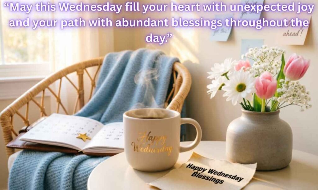 Happy Wednesday Blessings:
May this Wednesday fill your heart with unexpected joy and your path with abundant blessings throughout the day.