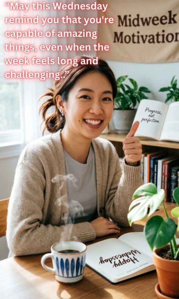 Happy Wednesday Blessings for Midweek Motivation:
May this Wednesday remind you that you're capable of amazing things, even when the week feels long and challenging.