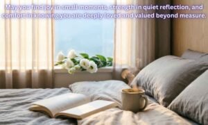 Sunday Blessings Good Morning: May you find joy in small moments, strength in quiet reflection, and comfort in knowing you are deeply loved and valued beyond measure.