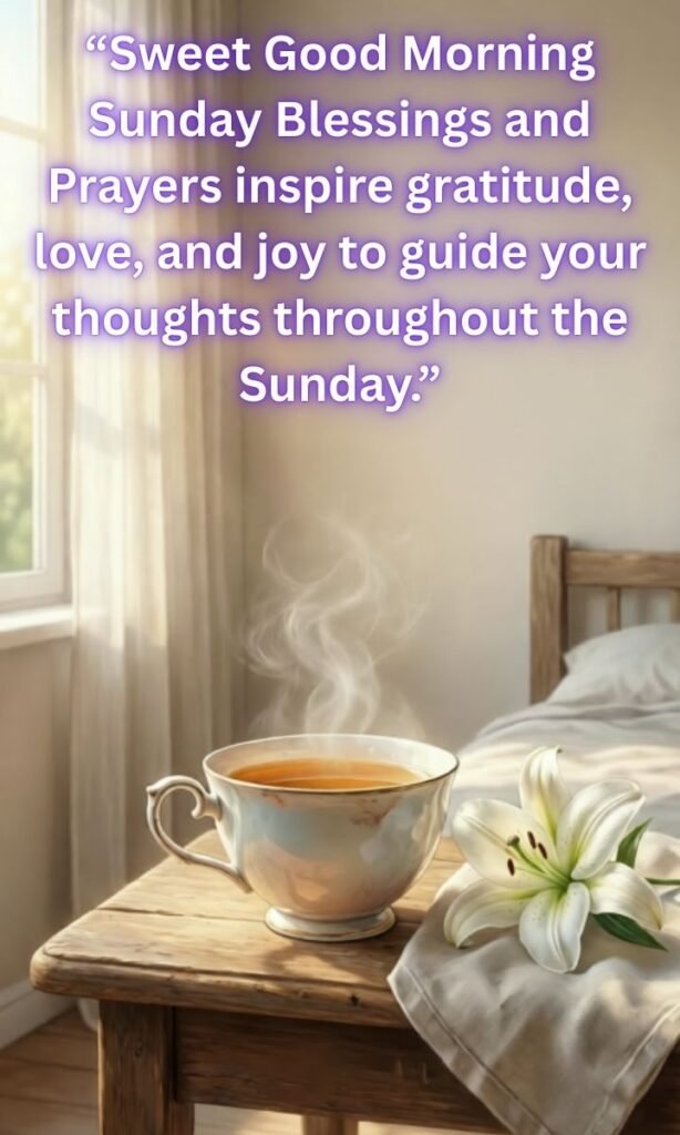 Sweet Good Morning Sunday Blessings and Prayers