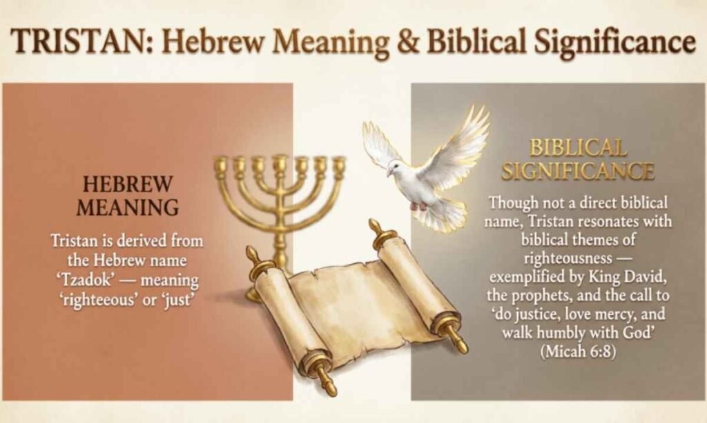 TRISTAN: Hebrew Meaning & Biblical Significance Image