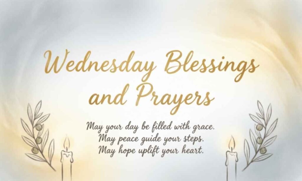 Wednesday Blessings and Prayers Image
