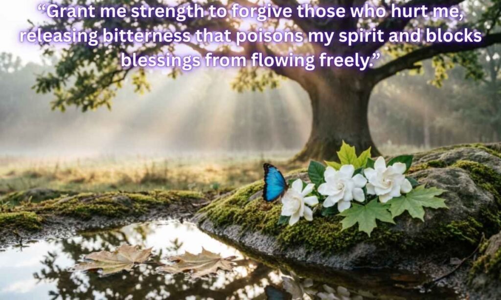 African American Spiritual Friday Blessings gif Image:
“Grant me strength to forgive those who hurt me, releasing bitterness that poisons my spirit and blocks blessings from flowing freely.”
